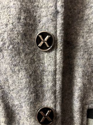 Giubbotto college Richmond grigio/nero