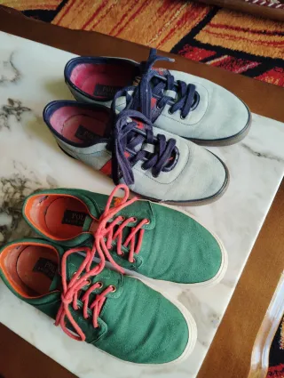 2 Pares Zapatillas Polo Ralph Lauren