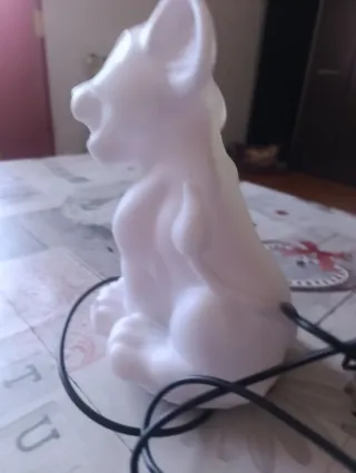 Lámpara infantil de mesita Rey León