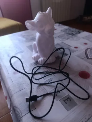 Lámpara infantil de mesita Rey León