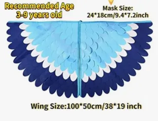Alas de pájaro para disfraz