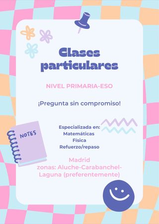 Clases Particulares Madrid (Carabanchel-Aluche)