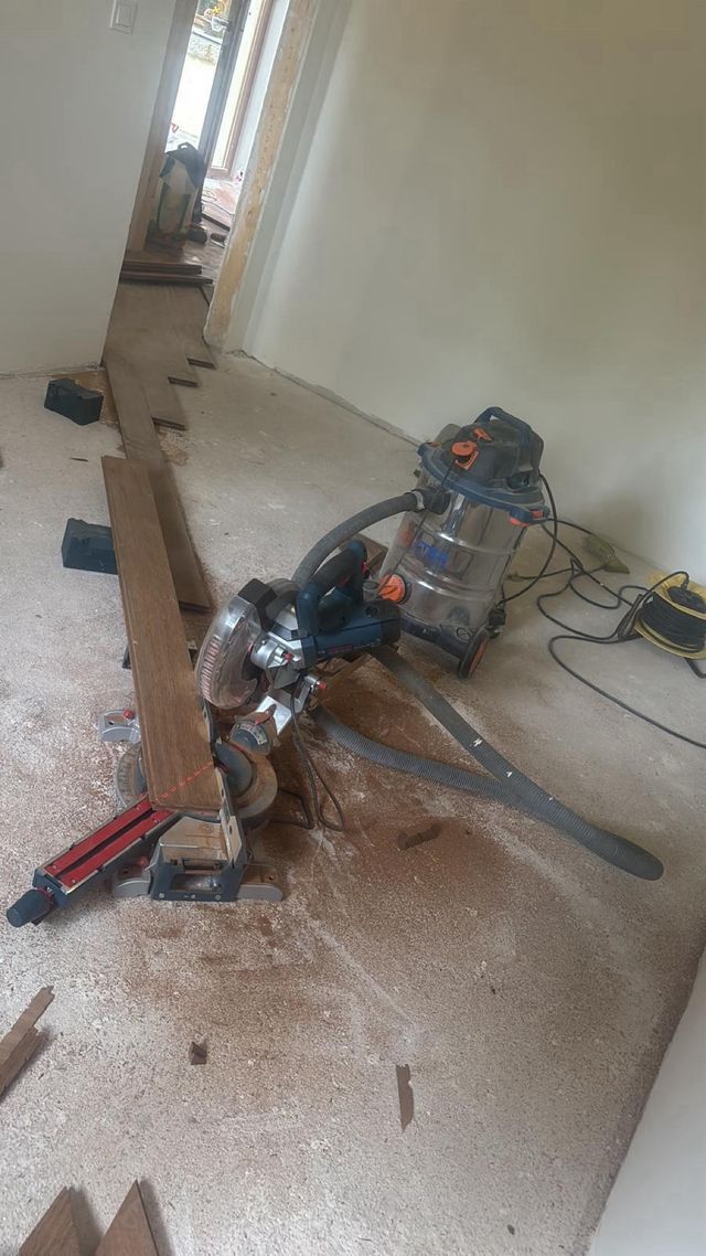 Instalación de tarimas de madera