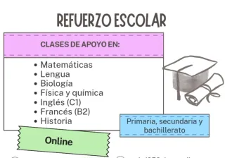 Clases de apoyo online para todos los niveles