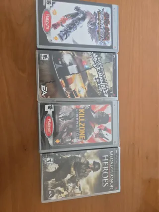 4 Videogiochi PSP: Tekken, NFS, Killzone, MOH