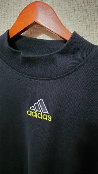 Camiseta Adidas M Tech Negra Manga Larga