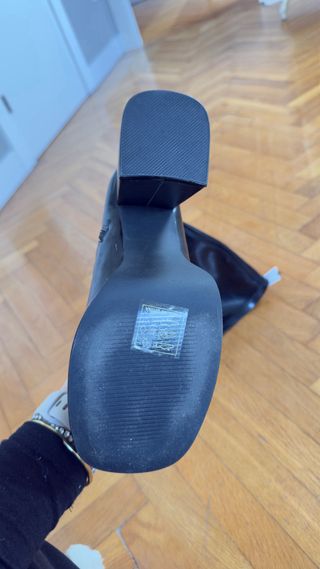 Botas altas negras plataforma