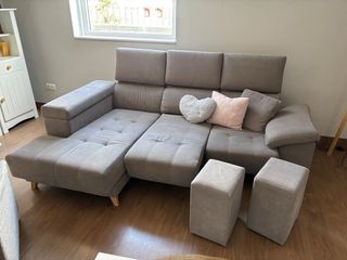 Sofá modular gris