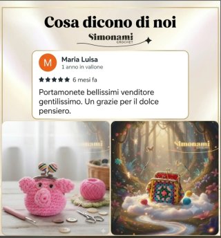 ​ Borsa Artigianale Simonami: Rosa & Grigio