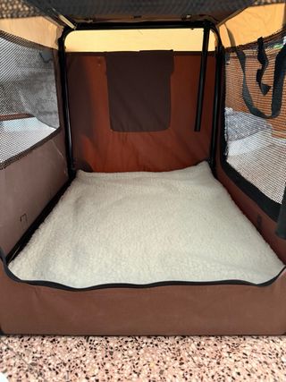 Transportín perro/gato plegable