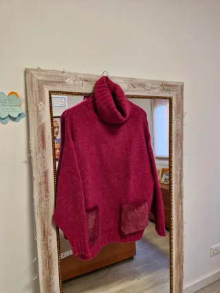 Jersey Zara Oversize Fucsia Talla S