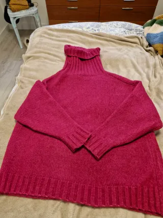 Jersey Zara Oversize Fucsia Talla S