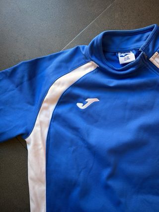 Sudadera Joma Azul y Blanca Talla XS