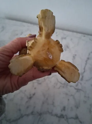 Candelabro Ángel Beige y Rosa