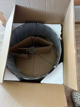 Pantalla para lampara exterior en lino Vonera