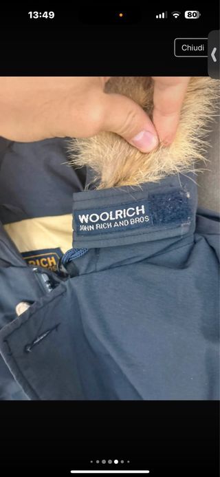 Woolrich Giubbotto con cappuccio nero
