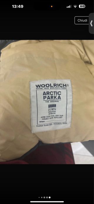 Woolrich Giubbotto con cappuccio nero