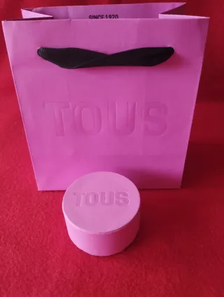 Bolsa y caja Tous fucsia