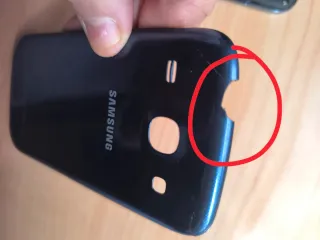 Teléfono Móvil vintage color azul #Samsung Galaxy