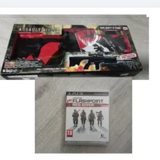 Pack PS3: Fusil Assault Rifle + Juego Operation Fl