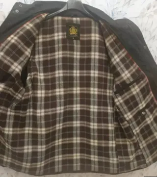 Chaqueta de piel Charles Dastier Marrón