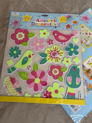 2 set adesivi decorativi fluorescenti