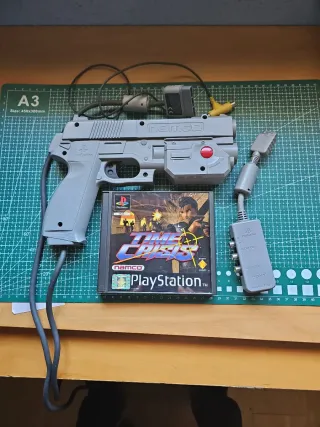 Pistola Namco PS1 + Time Crisis PAL