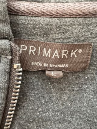 Sudadera gris talla L