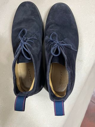 GANT Scarpe Blu Camoscio