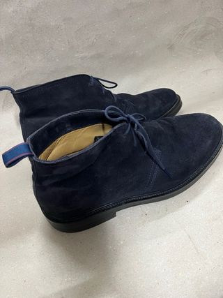 GANT Scarpe Blu Camoscio
