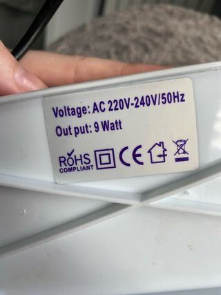 Lámpara LED Uñas Blanca