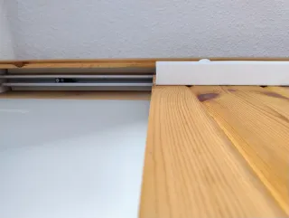 Puerta corredera madera maciza