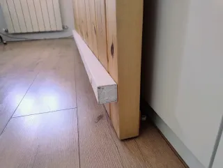 Puerta corredera madera maciza