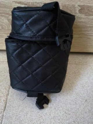 Porta pañuelos coche acolchado negro