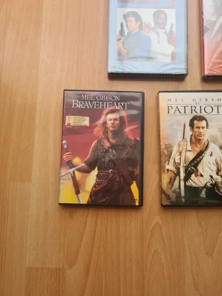 Lote 7 DVDs Mel Gibson (Acción/Aventura)