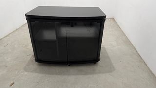 Mesa TV giratoria con ruedas