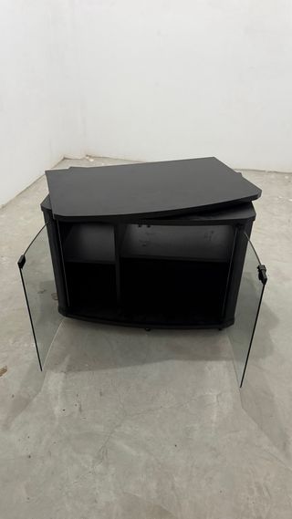 Mesa TV giratoria con ruedas