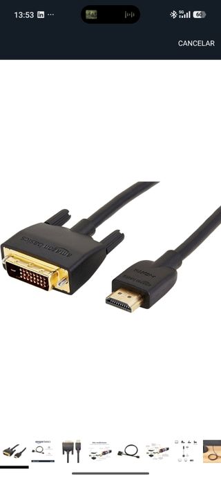 Cable HDMI a DVI Amazon Basics