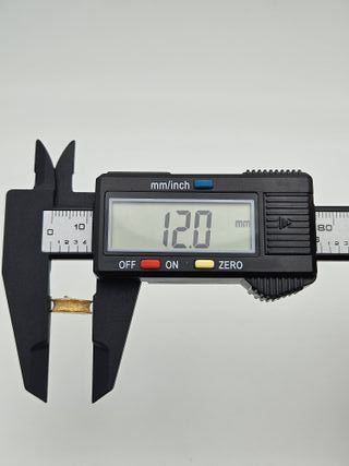 Pendientes de Oro 18K, Semi Argolla, 0,8gr, 1,2cm