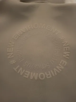 Sudadera Bershka Beige Cremallera y Capucha