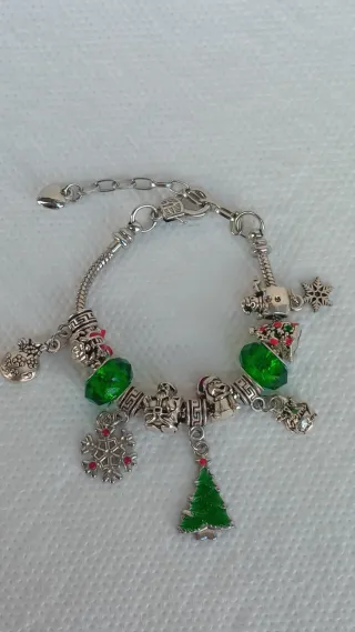 Bracciale multicharms Natale