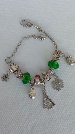 Bracciale multicharms Natale