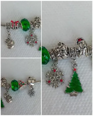 Bracciale multicharms Natale