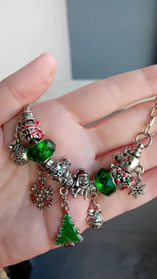 Bracciale multicharms Natale