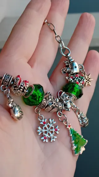 Bracciale multicharms Natale