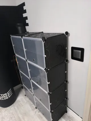 Zapatero modular organizador 8 cubos