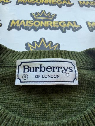 Jersey Burberrys Vintage Verde