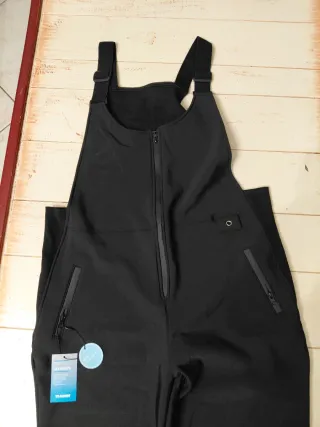 Salopette da sci nera