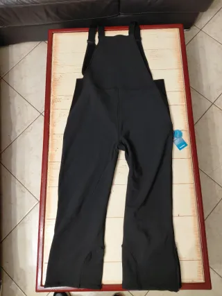 Salopette da sci nera