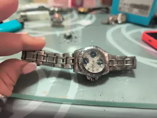 Reloj Festina plateado y blanco